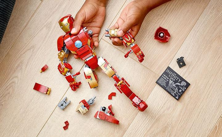 Actual product image LEGO Iron Man figure (76206, LEGO Marvel)