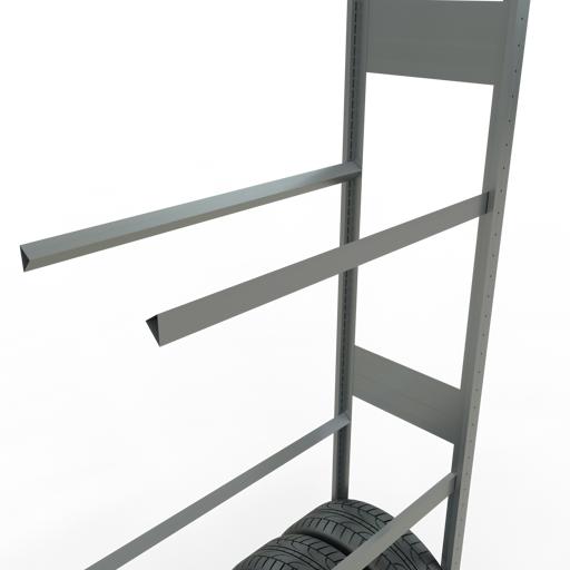 Produktbild Schulte Lagertechnik Räder-Anbauregal MULTIplus151