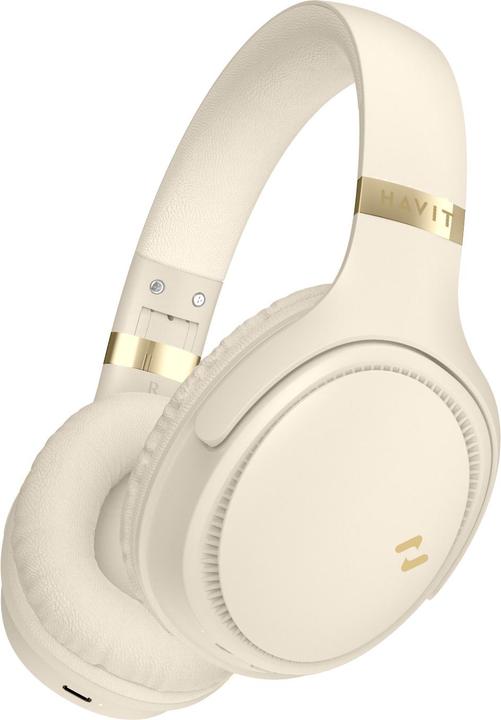 Produktbild Havit H630BT over-ear BT headphones Butter (36 h, Kabelgebunden, Kabellos)