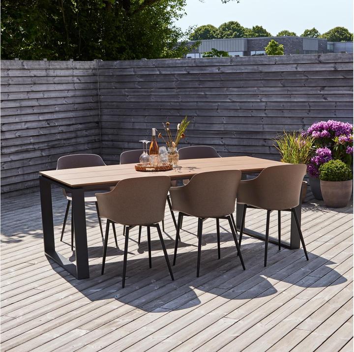 Actual product image Schou Martinus table, 210 x 100 cm, teak (210 cm)