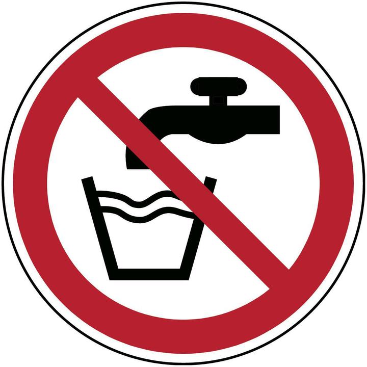 Image du produit Brady Panneau de sécurité ISO - Pas d'eau potable