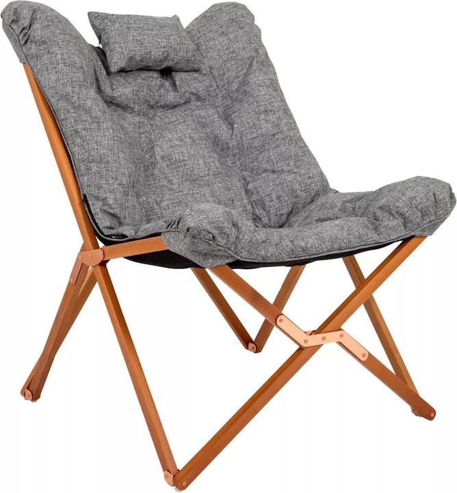 Bo-Camp Bo -Camp - Urban Outdoor - Fauteuil de relaxation - Bloomsbury Comfort - Gris (1200396)