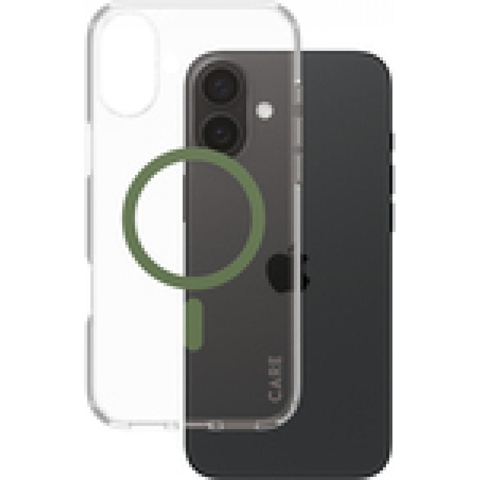 PanzerGlass CARE Flagship Case Urban Combat w. Green MagSafe iPhone '24 6.7" (Apple iPhone 16 Plus), Smartphone Hülle, G...