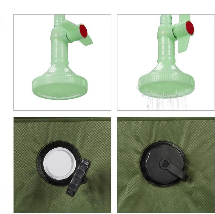 Actual product image Relaxdays Camping shower