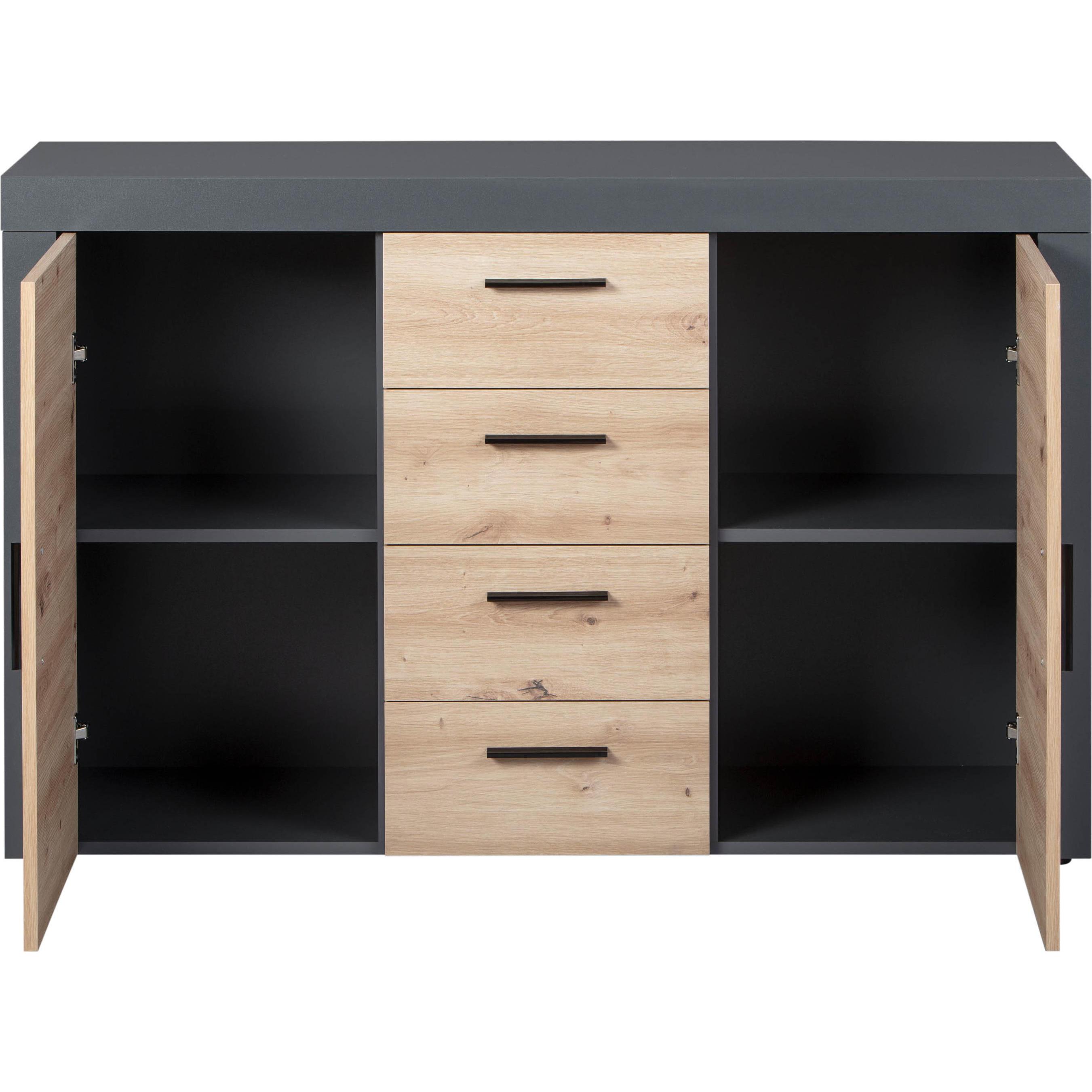 Thumbnail - Inter Link, Kommode + Sideboard, CORBETO 2T4S (134 x 40 x 86 cm)