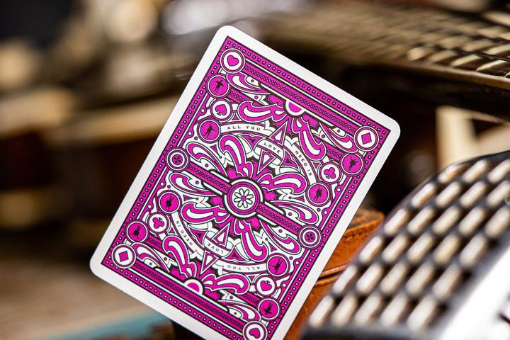 Image du produit Theory11 Cartes à jouer The Beatles version rose (Anglais)