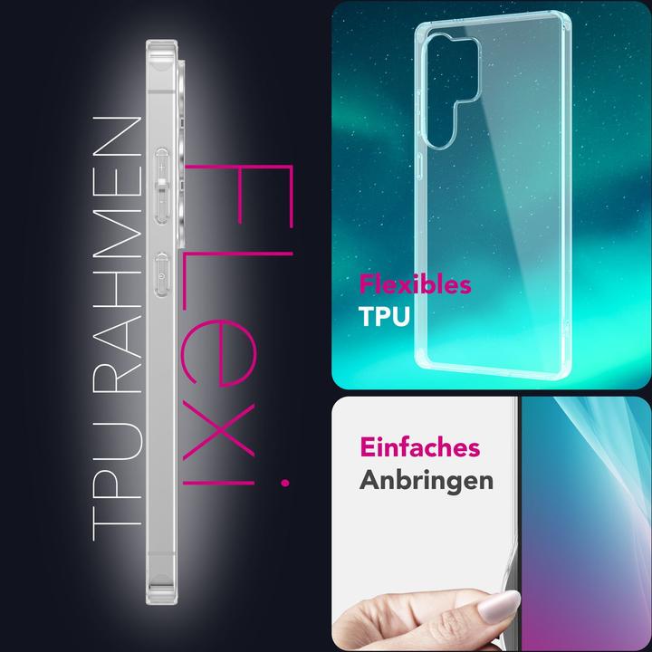 Produktbild Nalia AirFlex - Klare Transparente Silikon Hülle - Crystal Clear Cover (Samsung Galaxy S25 Ultra)
