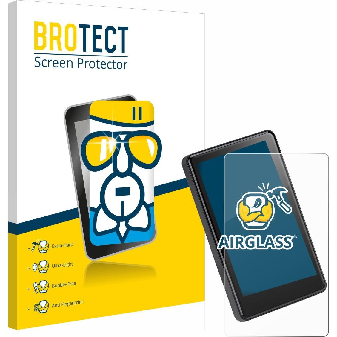 BROTECT, Fahrzeug Navigation Zubehör, Schutzglas Schutzfolie Displayschutz Display Schutz Glas Folie klar