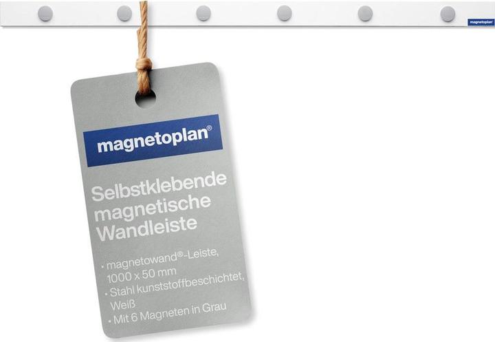 Productafbeelding Magnetoplan MAGNETOWALL - Wandgordijnrail (1 x)