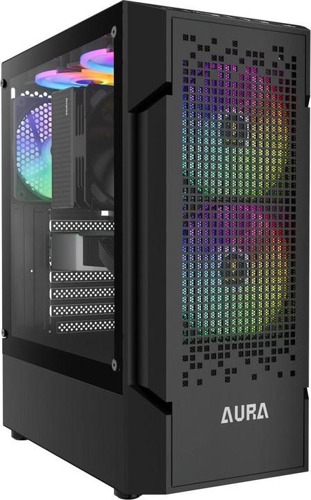 Produktbild Gamdias Aura GC7 aRGB black case (ATX, mATX, Mini-ITX)