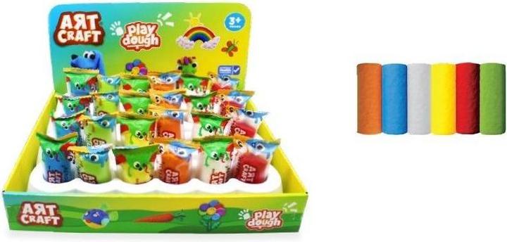 Actual product image Knetä Art Craft Play Dough 100g assorted in display
