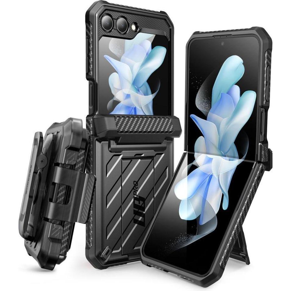 Supcase Unicorn Beetle Pro Galaxy Z Flip 5 Black (Samsung Galaxy Z Flip5), Smartphone Hülle, Schwarz