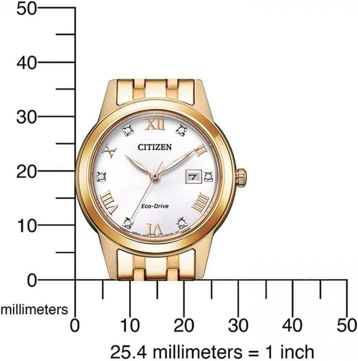 Produktbild Citizen FE1243-83A Eco-Drive Elegance Damen 30mm 3ATM (Analoguhr, 30 mm)