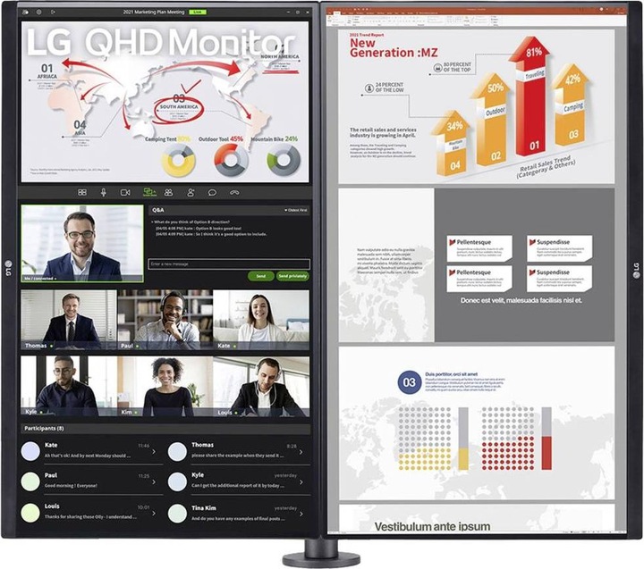 Produktbild LG 27QP88DP-BS (2560 x 1440 Pixel, 27")