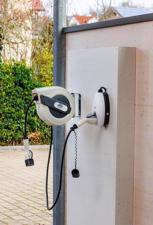 Actual product image As - Schwabe Aufroller für Elektroauto-Ladekabel (Type 2, 11 kW, 16 A, 8 m)