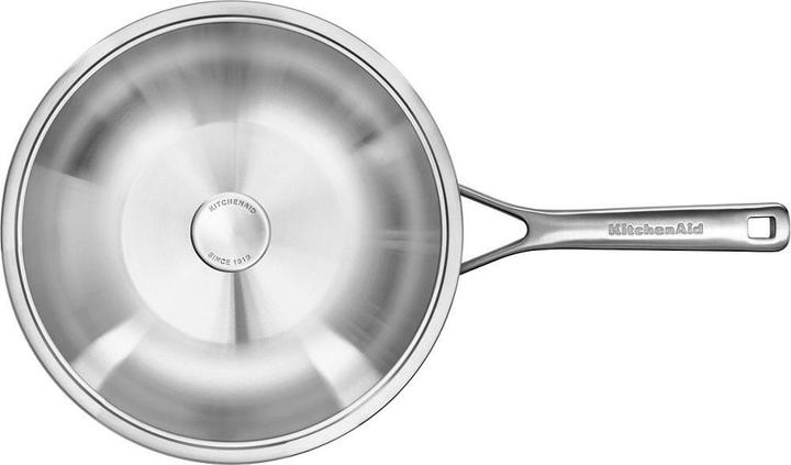Produktbild KitchenAid 3PLY Cvd Wok 28cm / 3.57L Uncoated (28 cm, Edelstahl)
