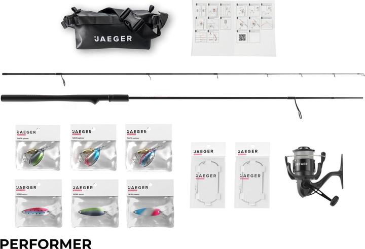 Image du produit Jaeger Trout Go Kit - Combo De Démarrage Pour La Truite (Tige ronde)