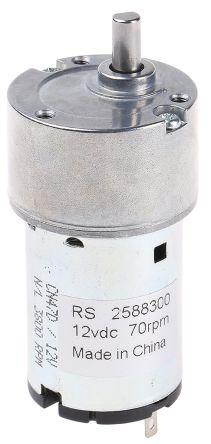 Produktbild RS PRO Getriebemotor 12VDC 75U/min