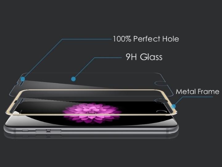 Immagine prodotto G-Case iPhone 8 Plus 3D Screen Protector Telaio in alluminio (1 pz., Apple iPhone 8 Plus)