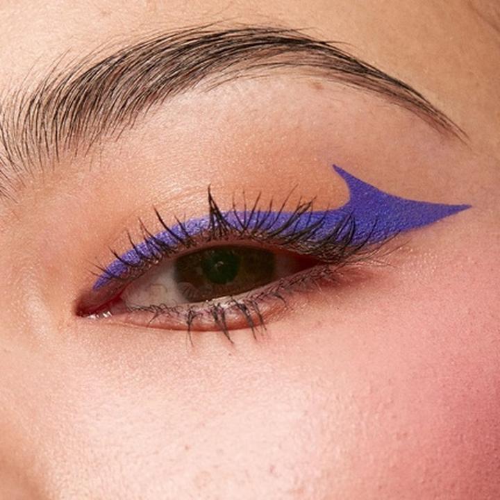 Actual product image 3INA Makeup The Color Pen Eyeliner 482 Purple Liquid Eyeliner 10h Longwear Precise Felt Tip Matte Li (482 Purple)
