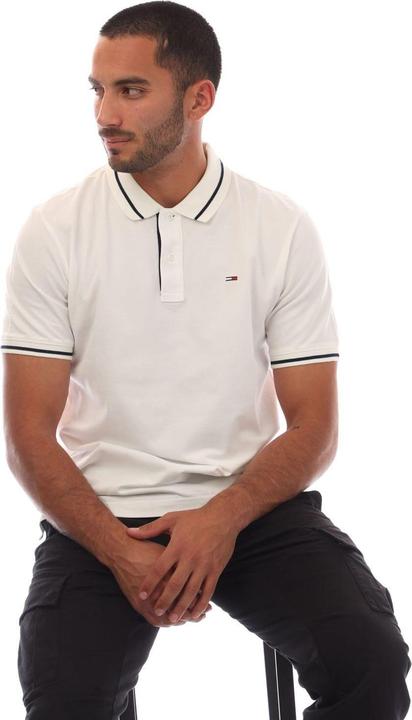 Produktbild Tommy Jeans Poloshirt Mit kontrastfarbenen Streifen Regulär (L)