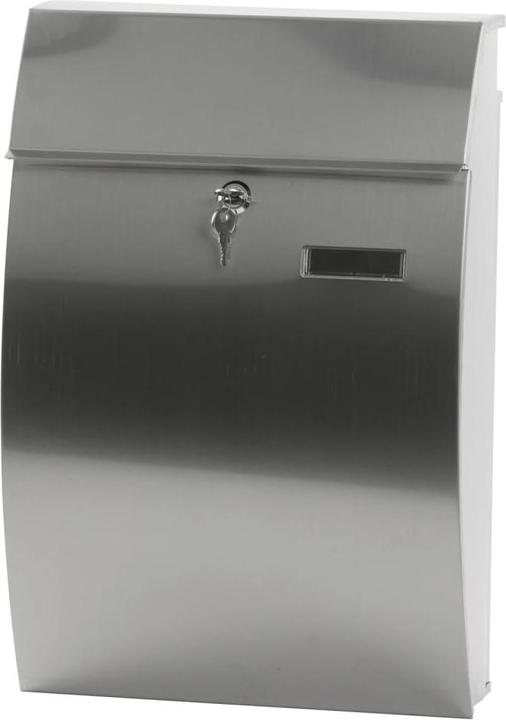 Produktbild ReinigungsBerater Wandbriefkasten Tian matt Edelstahl Eleganter Design Briefkasten aus Edelstahl