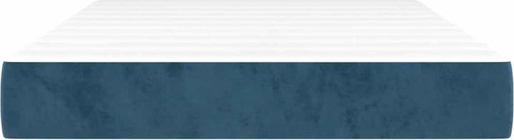 Immagine prodotto vidaXL Taschenfederkernmatratze Dunkelblau Samt (120 x 210 cm, Nucleo della molla)