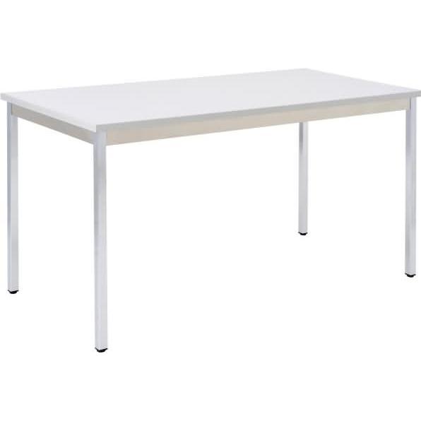 Bisley, Schreibtisch, Mehrzwecktisch rechteckig Gestell aus Stahl 30 x 30 mm verchromt H 740...