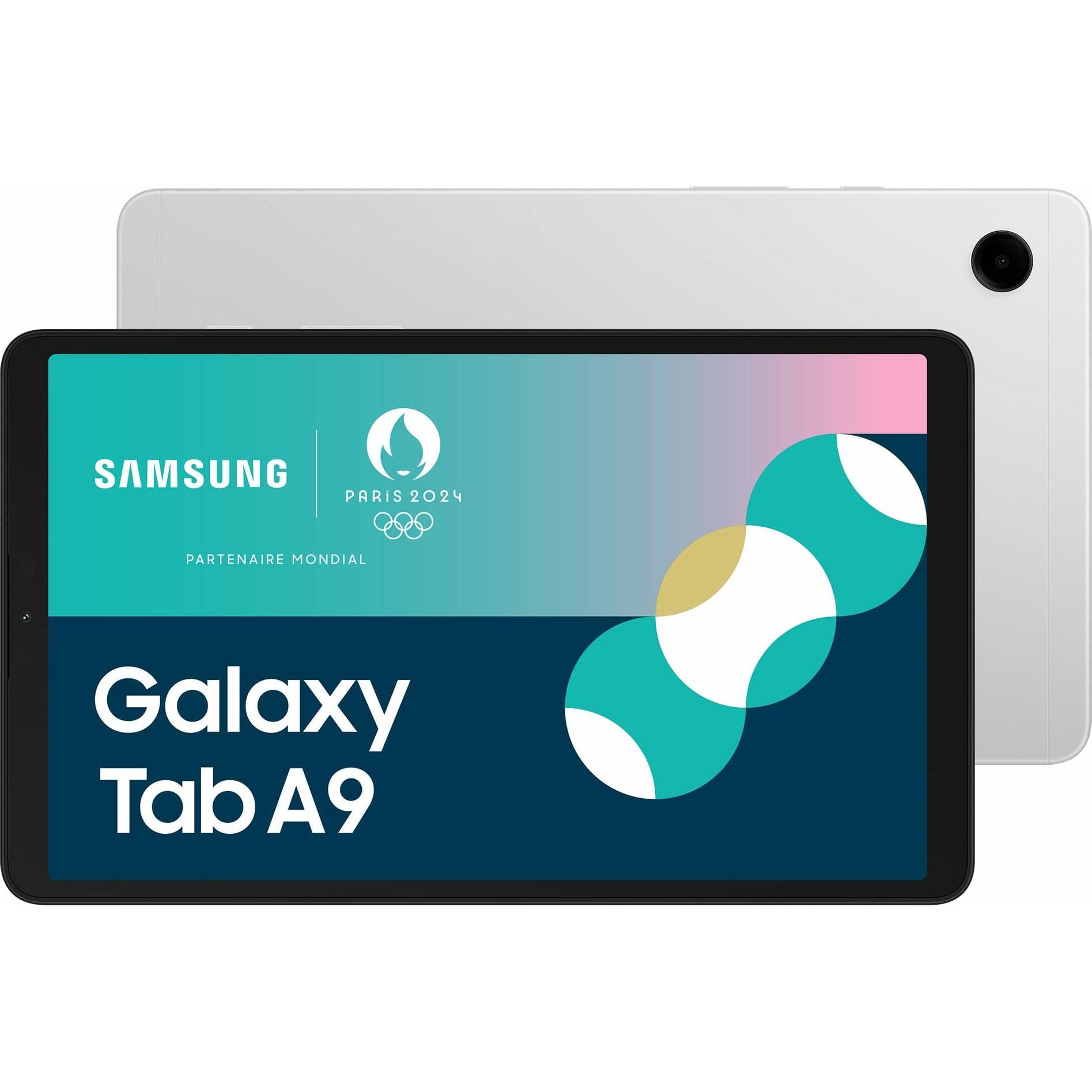 Thumbnail - Samsung Galaxy Tab A9 (nur WLAN, 8.70", 128 GB, Silver), Tablet, Silber