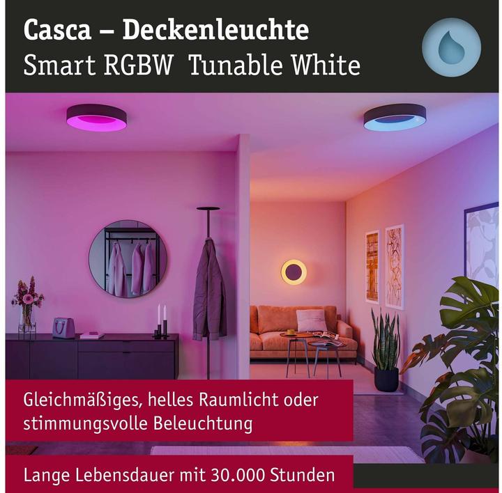 Produktbild Paulmann Deckenleuchte Casca Zigbee (2500 lm)