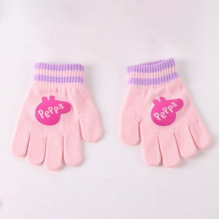 Produktbild Cerdá Peppa Pig winter set snood hat gloves