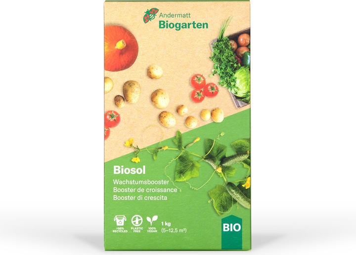 Produktbild Andermatt Biogarten Biosol Wachstumsbooster vegan 1 kg (1 kg)
