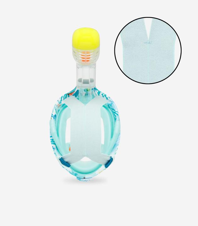 Actual product image Subea Snorkelling mask for children (6-10 years) XS - Easybreath Algae