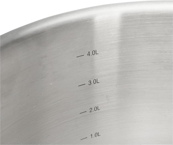 Produktbild de Buyer PRIM'APPETY Kochtopf nieder Ø24cm, Induktion (Kochtopf, Edelstahl, 24 x 15 cm)