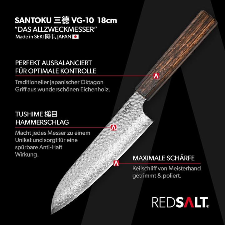 Produktbild Redsalt Santoku Chefmesser (18 cm)