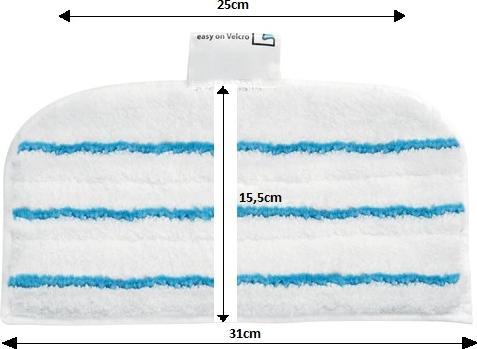 Actual product image Black & Decker Microfibre pads