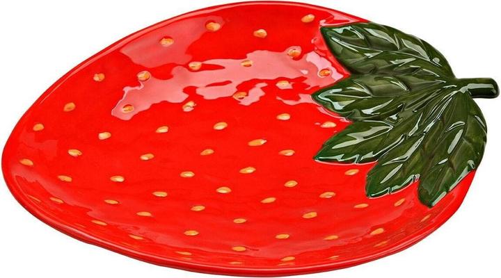 Produktbild G. Wurm Schale Erdbeere 26 cm, 1 Stück, Grün/Rot