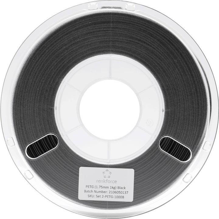 Produktbild Renkforce Filament Test-Sets PETG (PETG, 1.75 mm, 1000 g, Schwarz)