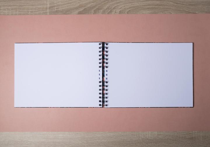 Actual product image Exacompta Wireb album 50p. whi te 32x22cm FLAMINGO (32 x 22 cm)