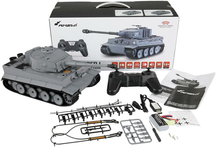 Produktbild Amewi Panzer Tiger I PV mit IR Battlefunktion, RTR, 1:24 (RTR Ready-to-Run)