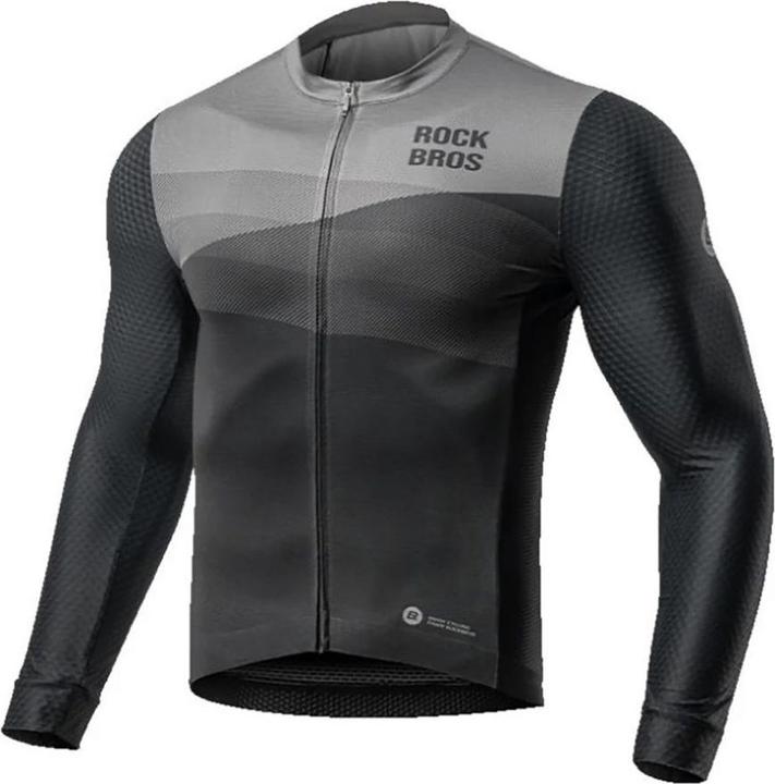 Image du produit Rockbros maillot de cyclisme 15120009003 manches longues printemps/été L - black (L)