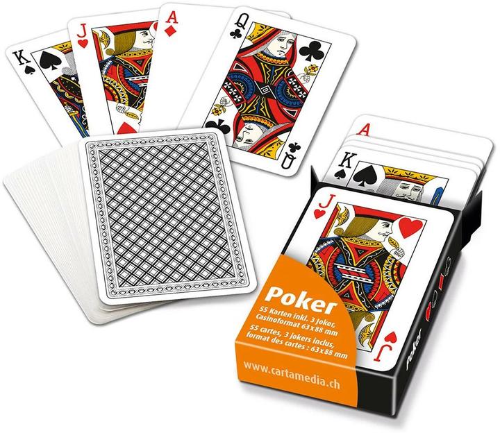 Carte da poker in scatola pieghevole (Tedesco, 2 - 4 Giocatori)