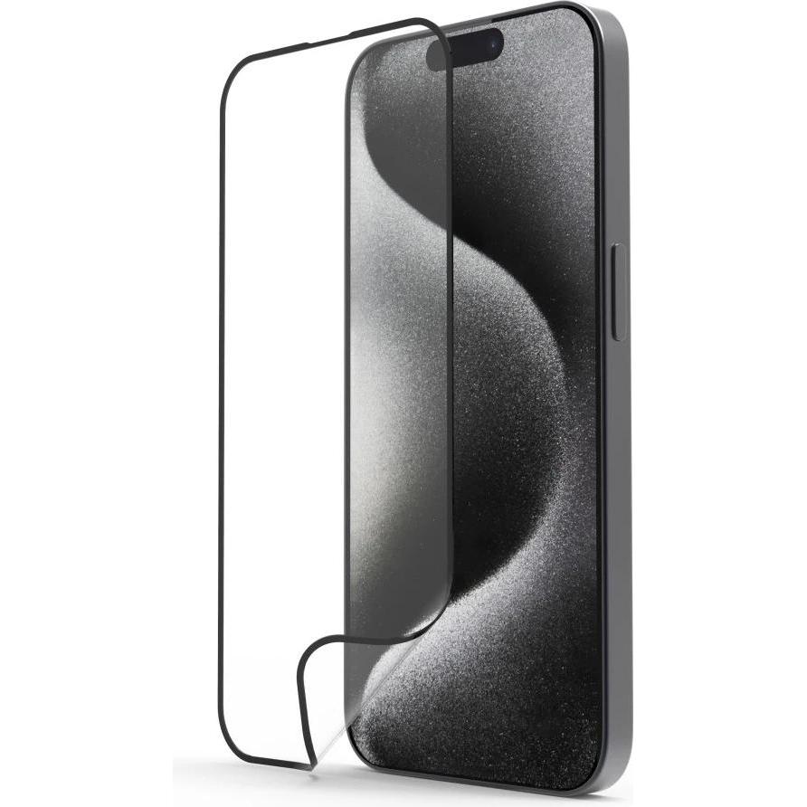 Hama Super Hybrid (1 Stück, Apple iPhone 16 Pro Max), Smartphone Schutzfolie, Transparent
