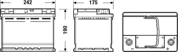 Image du produit Exide Start-Stop EFB (12 V, 60 Ah, 640 A)