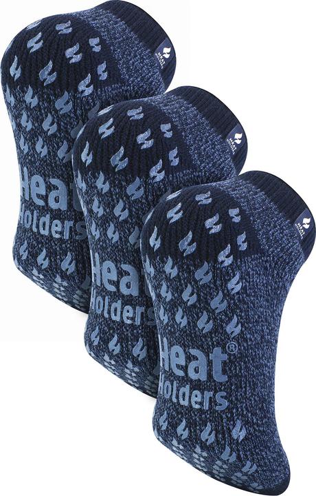 Heat Holders Thermo-Hausschuhsocken für - 3er-Pack niedrig geschnittene Socken