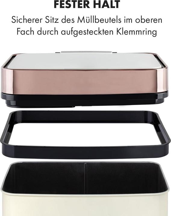 Actual product image Klarstein Royal Trash Sensor-Mülleimer (72 l)