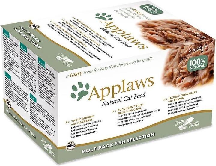 Produktbild Applaws Fisch Selection (Adult, 8 Stk., 480 g)