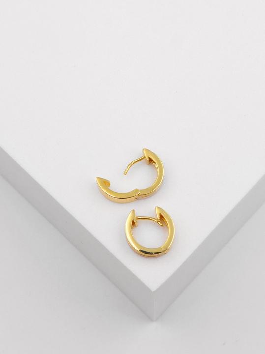 Image du produit Muau Créoles (750, Or blanc, Or jaune 18 K)