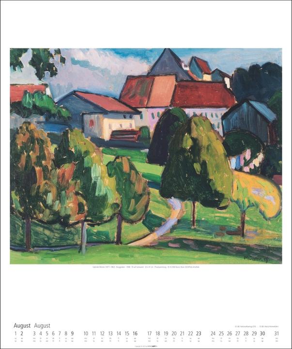 Produktbild Gabriele Münter Kalender 2026 (46 x 55 cm)