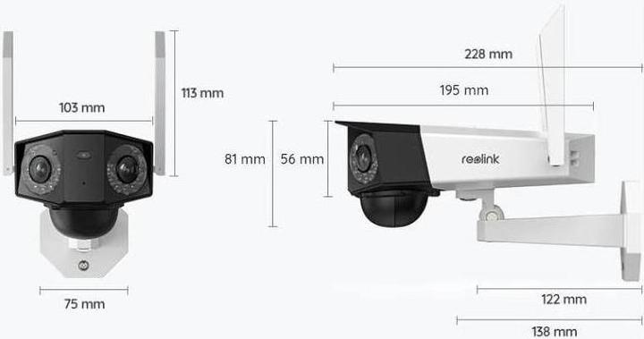 Actual product image Reolink Duo 2 LTE (2560 x 1440 Pixels)